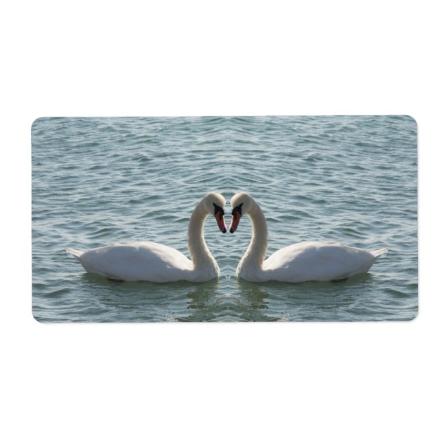 Two swans label (Front)