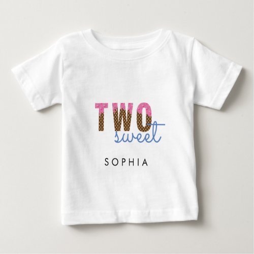 Two Sweet 2nd Birthday Candy Baby Baby T_Shirt