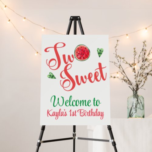 Two Sweet Birthday  Foam Board