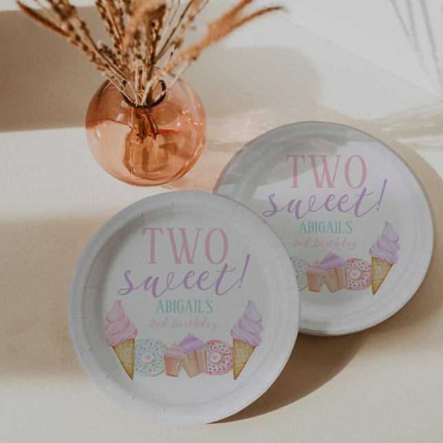 TWO Sweet Birthday Paper Plates (Creator Uploaded)