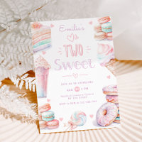 Two sweet candy pastel sweet treats 2nd birthday