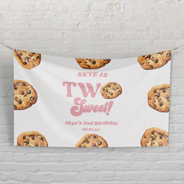 Two Sweet Cookies and Milk 2nd Birthday Party Banner (Creator Uploaded)