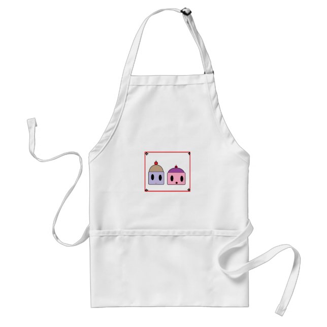 Two Sweet cupcakes Adult Apron (Front)
