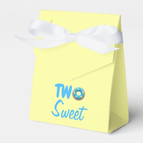 Two Sweet Donut 2nd Birthday Favor Boxes