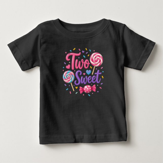 Two Sweet Toddler Birthday Shirt (Front)