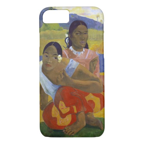 Two Tahitian Women Gauguin iPhone 87 Case