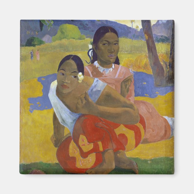 Two Tahitian Women, Gauguin Magnet (Front)