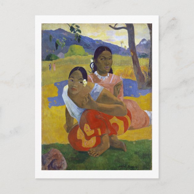 Two Tahitian Women Gauguin Postcard Zazzle   Two Tahitian Women Gauguin Postcard Rbe16a3f648644907b66e4d6fbdbeaade Ucbjp 630 