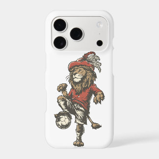 Two‑Tailed Lion Striker iPhone 17 Pro Case