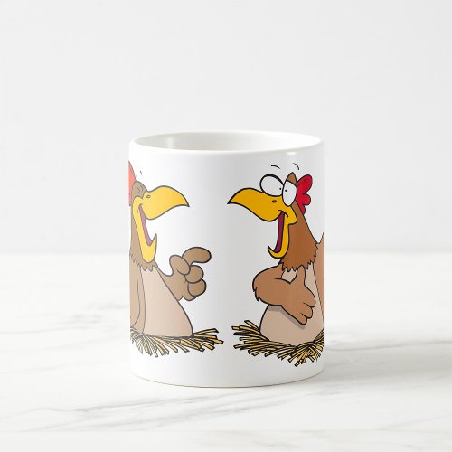 Two Talking Chickens Coffee Mug
