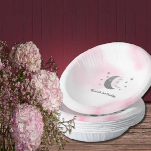 Two The Moon 2nd Birthday Paper Bowls