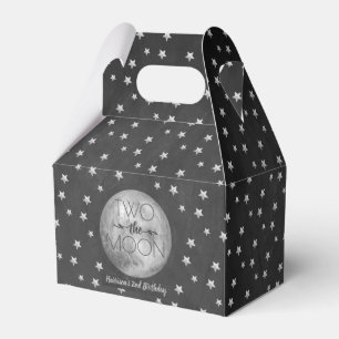 Two The Moon 2nd Birthday Party Favor Boxes
