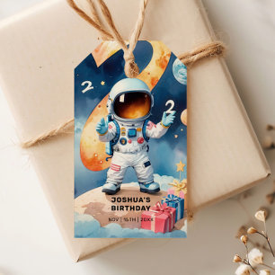 Two the Moon 2nd Birthday Party Gift Tags