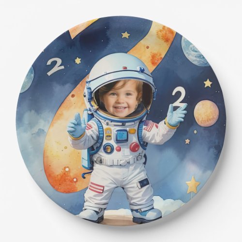 Two the Moon 2nd Birthday Party Paper Plates