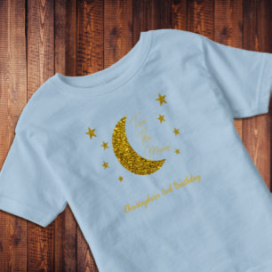 Two The Moon 2nd Birthday Toddler T-shirt