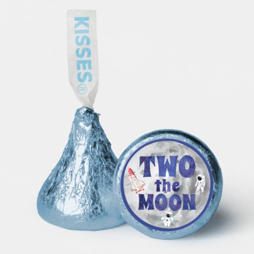 Two the Moon Birthday Hersheys Kisses