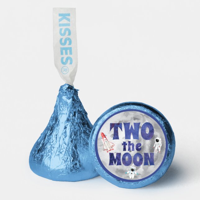 Two the Moon Birthday Hershey®'s Kisses® (Front)
