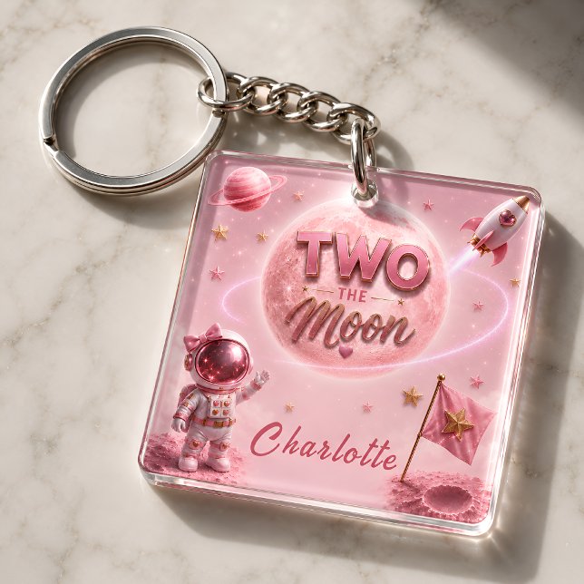 Two The Moon Birthday Keychain (Creator Uploaded)