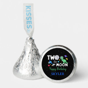Two The Moon Dinosaur Astronaut 2nd Birthday Hershey®'s Kisses®