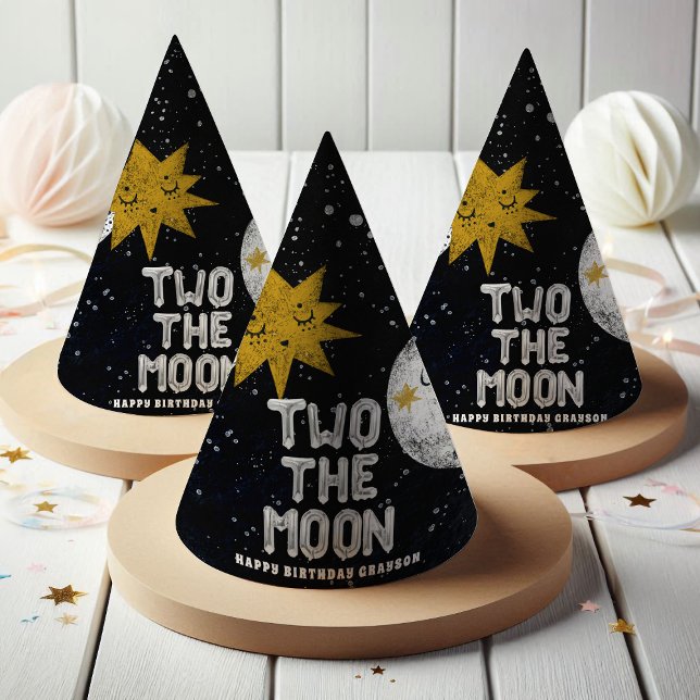 Two the Moon Kids Birthday Party Hat (Creator Uploaded)