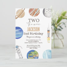 Two The Moon | Modern Space 2nd Birthday Décor