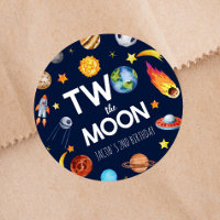 Two The Moon Outer Space Planet Birthday Party