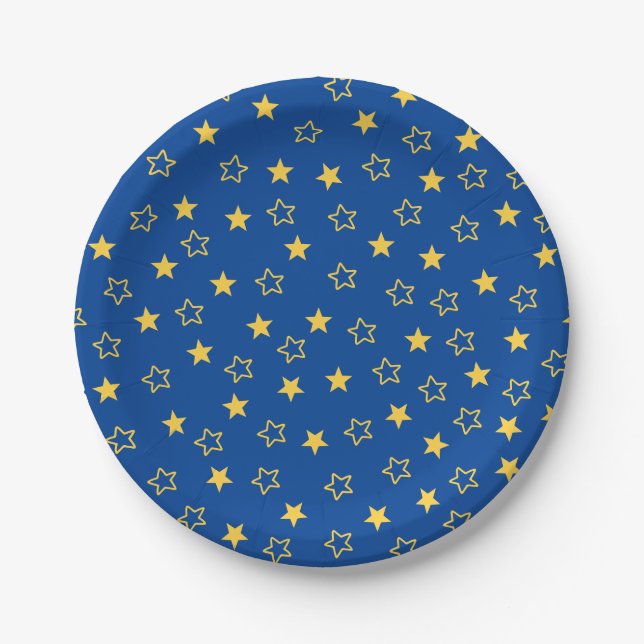  Two The Moon Second Birthday Paper Plates (Front)