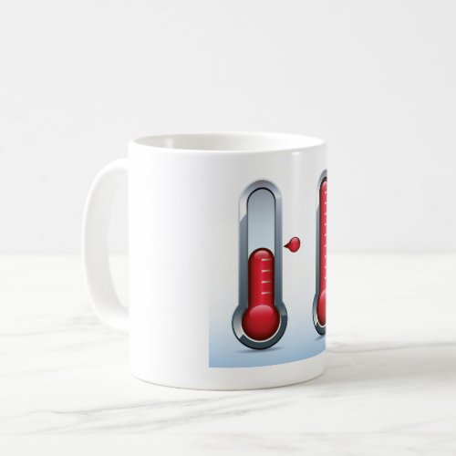 Two Thermometers Coffee Mug