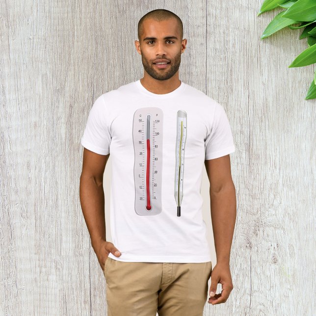 Two Thermometers Mens T-Shirt (Creator Uploaded)