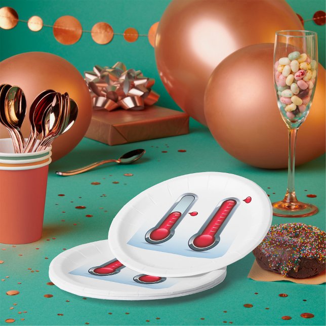 Two Thermometers Paper Plates (Creator Uploaded)