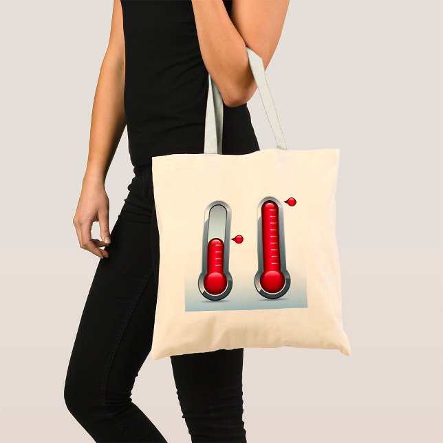 Two Thermometers Tote Bag (Creator Uploaded)