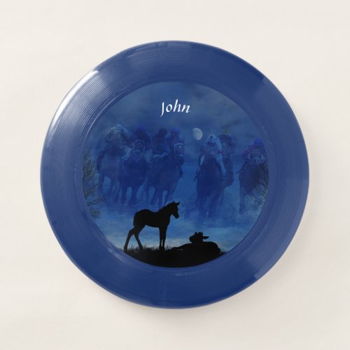 Two Thoroughbred Racehorse Foals Frisbee