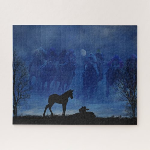 Two Thoroughbred Racehorse Foals Jigsaw Puzzle