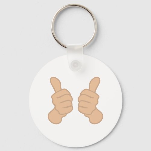 Two Thumbs Up Keychain