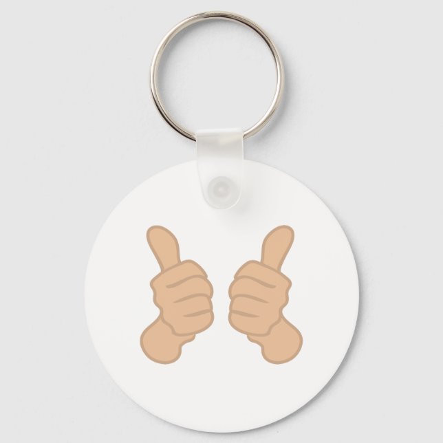 Two Thumbs Up Keychain (Front)