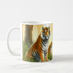Two Tigers Coffee Mug
