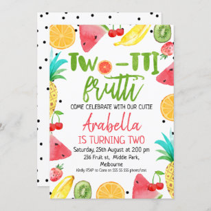 Editable Tutti Frutti Baby Shower Invitation Tutti Frutti A Little Cutie  Baby Shower Tropical Summer Fruit Baby Shower Instant Download FY -   Canada
