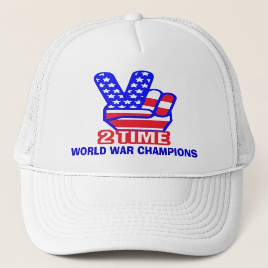 Two Time back to back World War Champs Hats | Zazzle.com