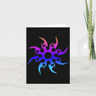 Two Time Costume Teens Tribal Sun Symbol Forsaken  Card