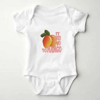 Two To Mango Baby Bodysuit by Windmilldesigns at Zazzle