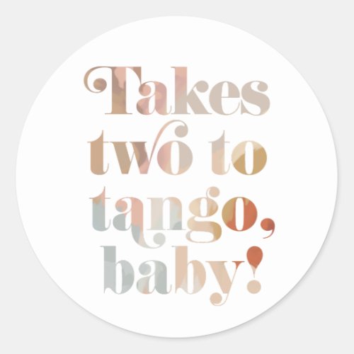 Two to Tango Sticker