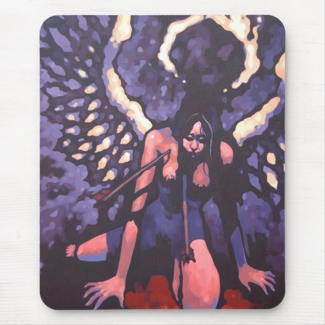 Two to the Chest - Goad Mouse Pad (Front)