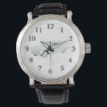 Two Tone 1955 Chevy Bel Air Illustration Watch<br><div class="desc">This baby blue and white two tone classic American car watch is a great idea for the 1955 Chevy Bel Air automotive enthusiast. Every time you check the time you will be reminded of just how great these vintage Chevrolets really looked. If you drive a classic 1955 Chevy Bel Air...</div>