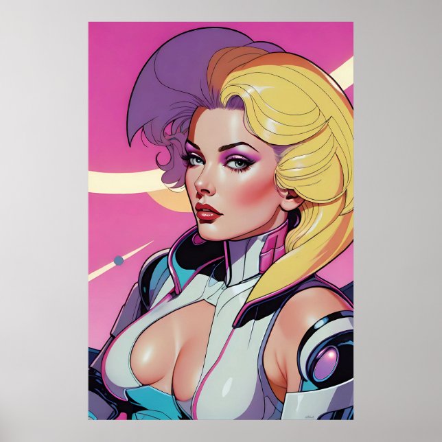 Two-Tone Alarm at the Space Agency Ken Gage Poster (Front)
