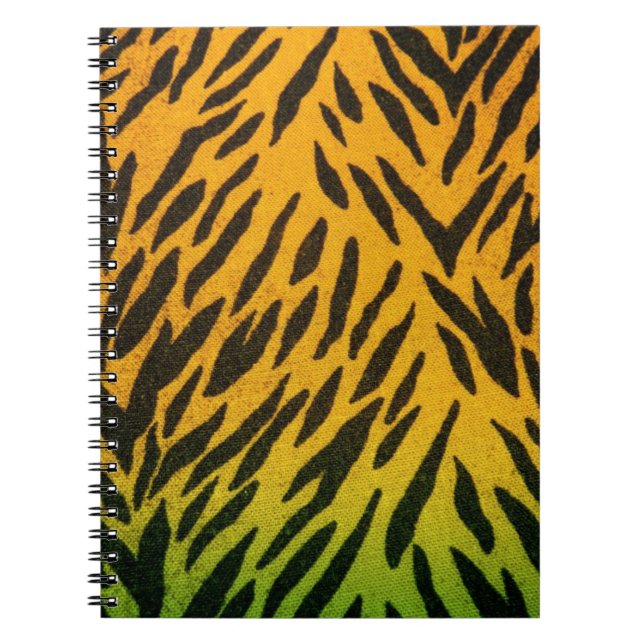 Two Tone Animal Print Notebook (Front)