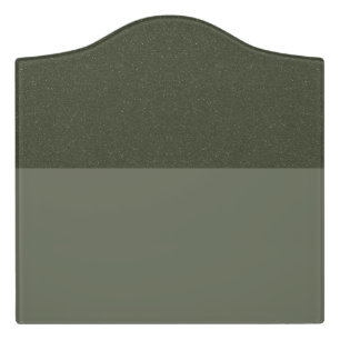 Two Tone Arch Sign – Moss Green Matte & Texture