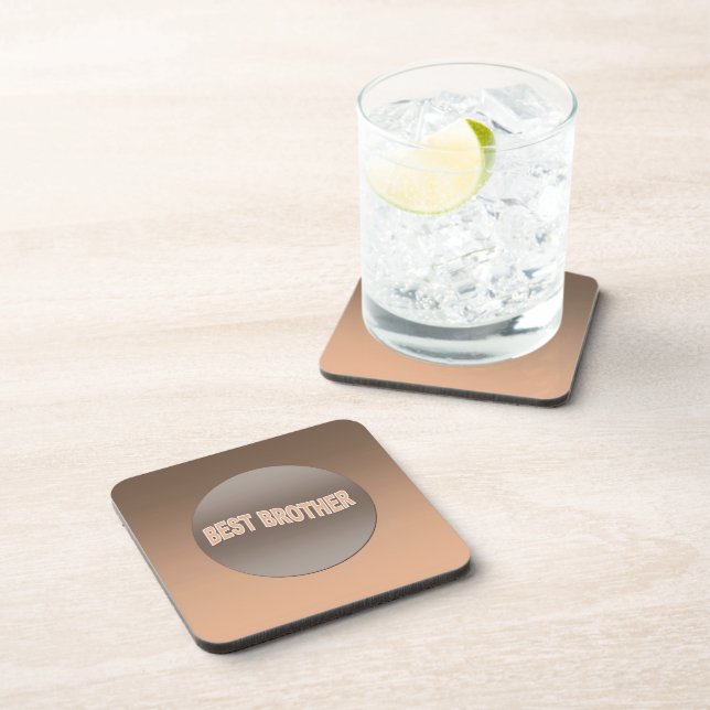 Two Tone Best Brother Coaster (Right Side)