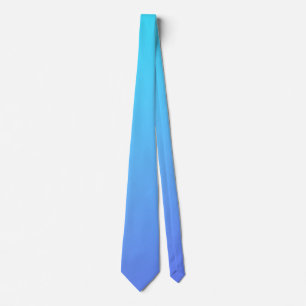 Two Tone Blue Color Combination Neck Tie