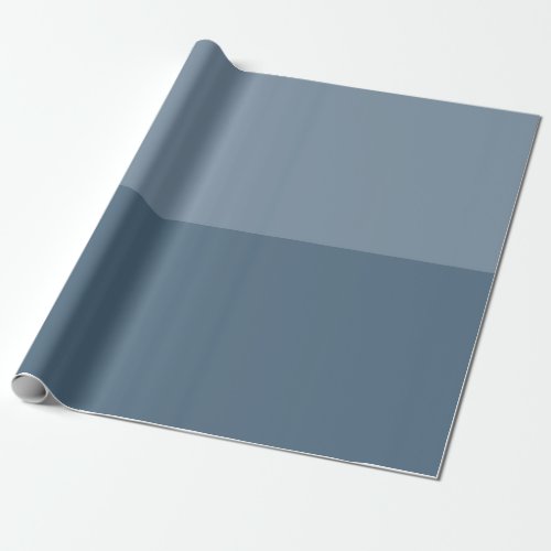 Two Tone _ Blue Wrapping Paper