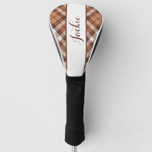 Two Tone Brown Golf Head Cover